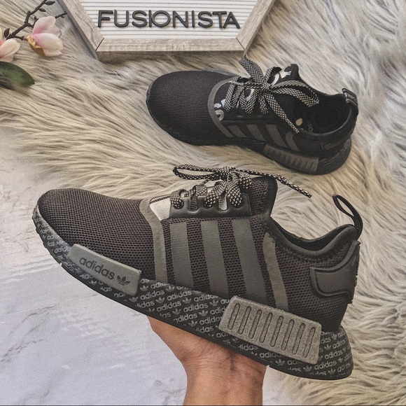 NWT 🍭 Rare Adidas NMD R1 Black Special Edition - Picture 7 of 10